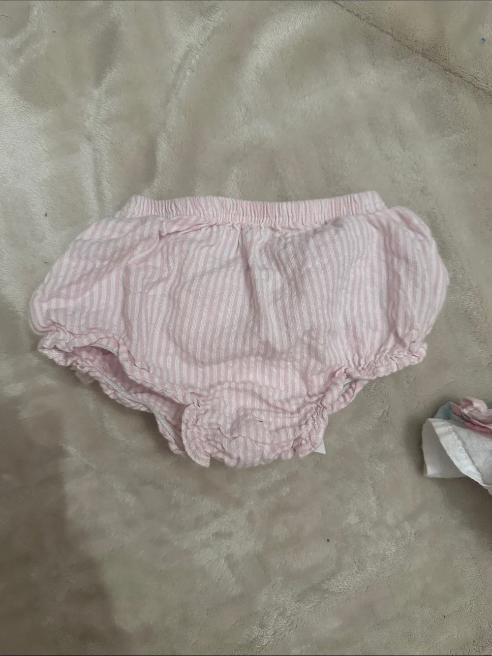 Ruffle Butts Pink Floral Top with Pink Ruffle Diaper Cover